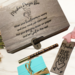 Wooden Prayer Journal Box Baptism Gift Walnut Construction Spiritual Gift Collection Custom Engraved Messages Complete Storage Solution 